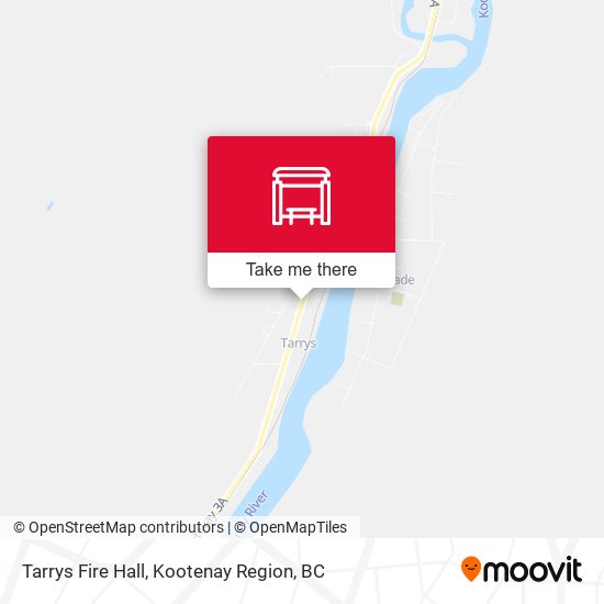 Tarrys Fire Hall map