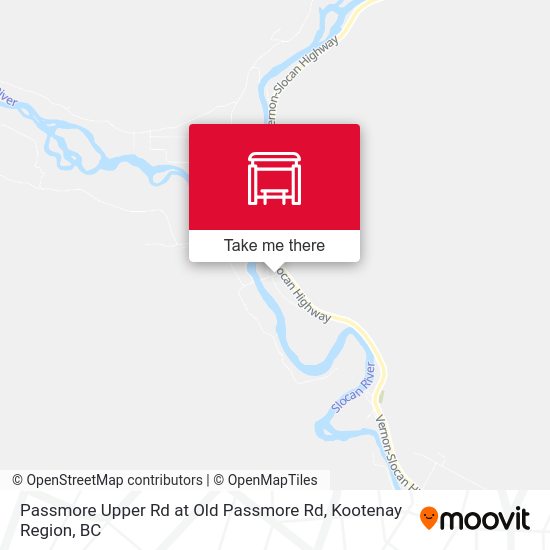 Passmore Upper Rd at Old Passmore Rd plan