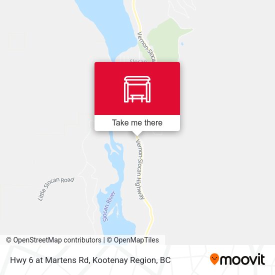 Hwy 6 at Martens Rd map