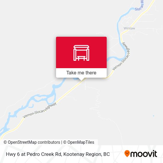 Hwy 6 at Pedro Creek Rd plan