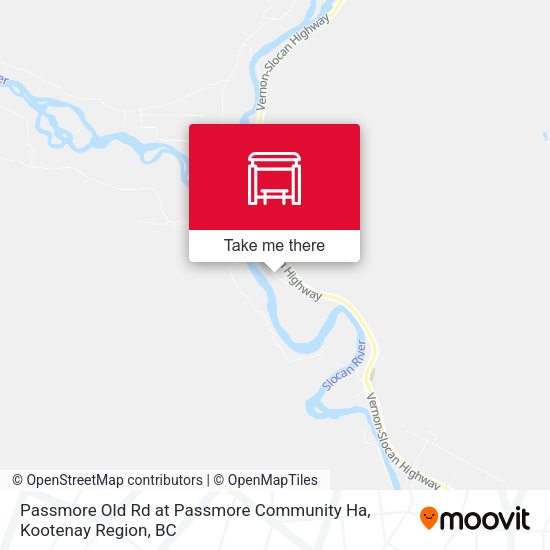 Passmore Old Rd at Passmore Community Ha map