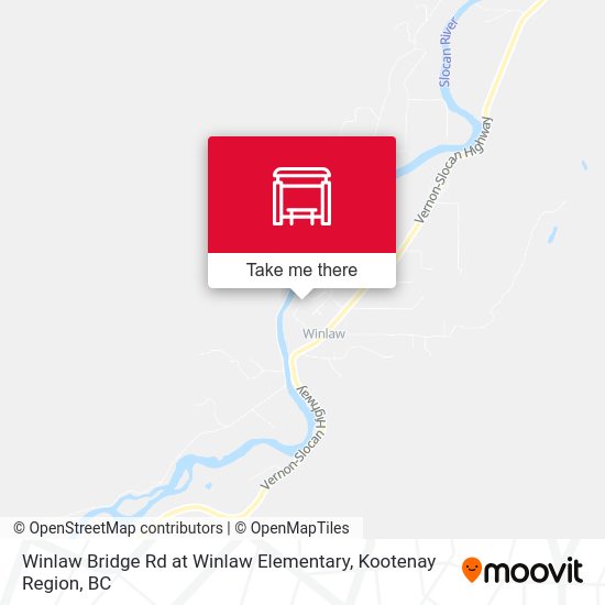 Winlaw Bridge Rd at Winlaw Elementary plan