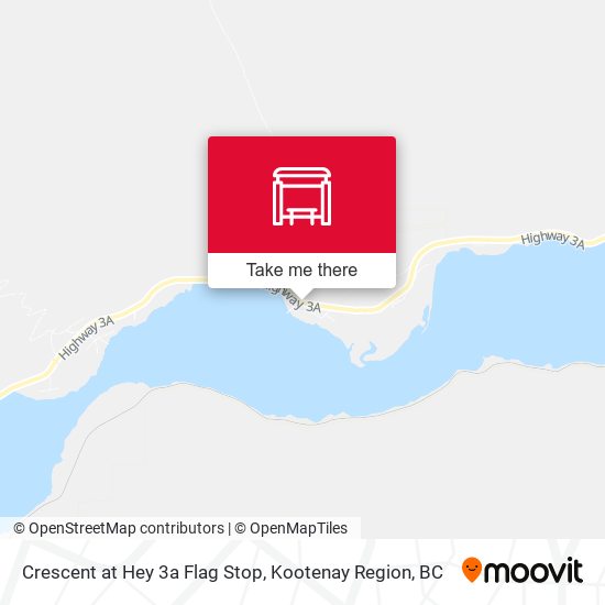 Crescent at Hey 3a Flag Stop map