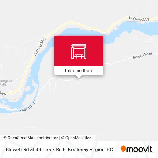 Blewett Rd at 49 Creek Rd E map