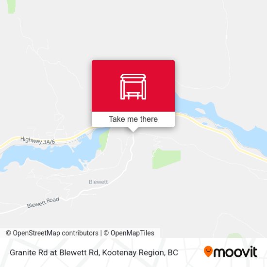 Granite Rd at Blewett Rd map