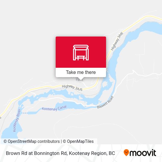 Brown Rd at Bonnington Rd map