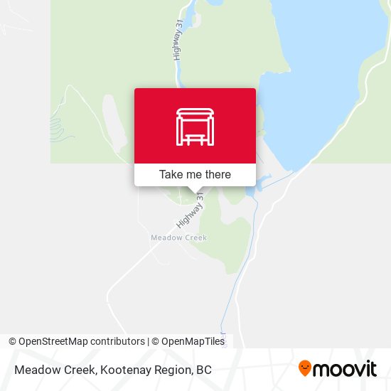 Meadow Creek map