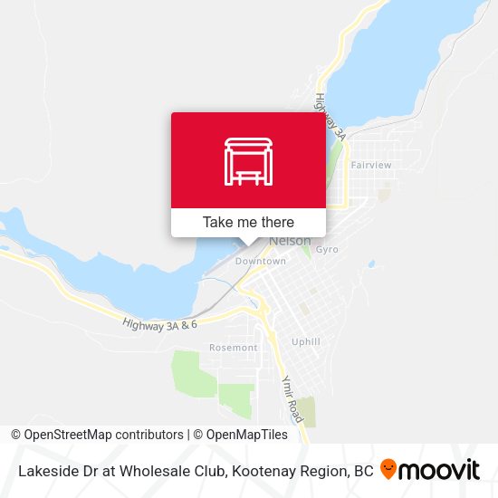 Lakeside Dr at Wholesale Club map