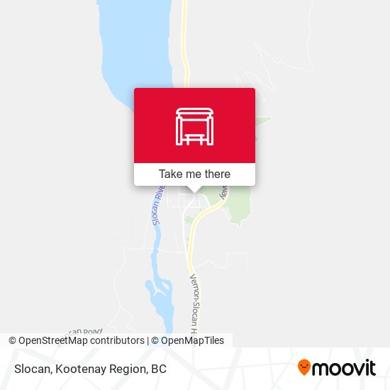 Slocan map