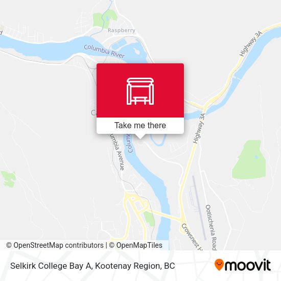 Selkirk College Bay A plan