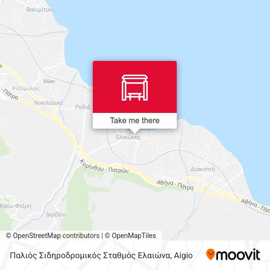 Παλιός Σιδηροδρομικός Σταθμός Ελαιώνα map