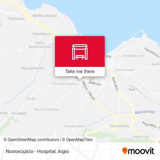 Νοσοκομείο - Hospital map