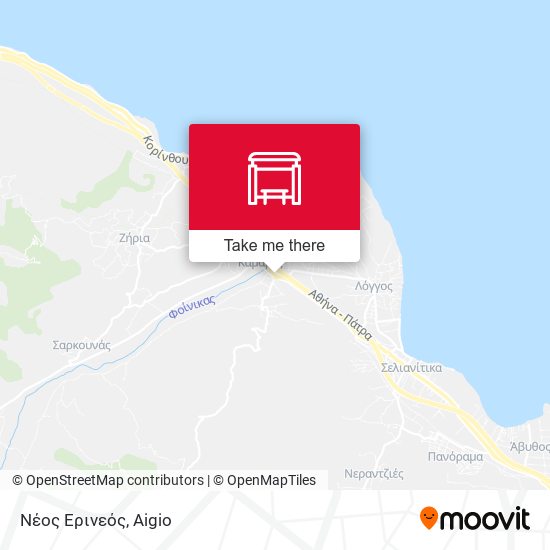Νέος Ερινεός map