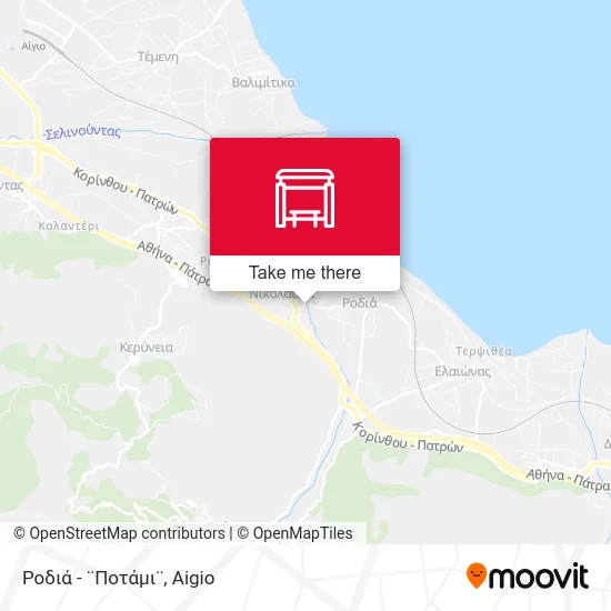 Ροδιά - ¨Ποτάμι¨ map