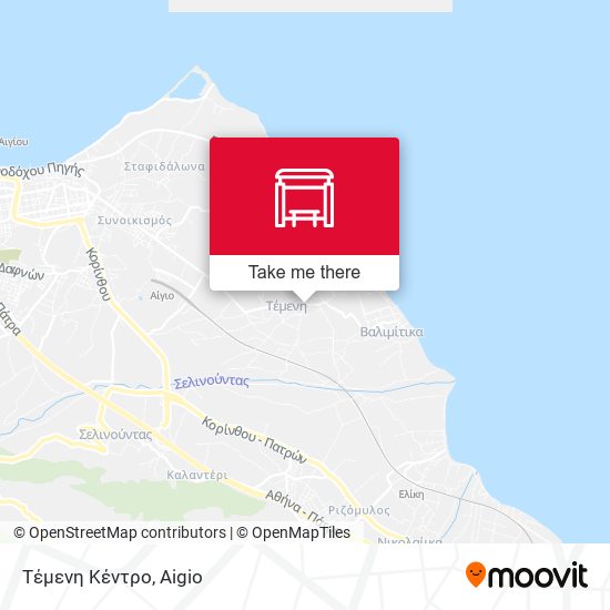 Τέμενη Κέντρο map