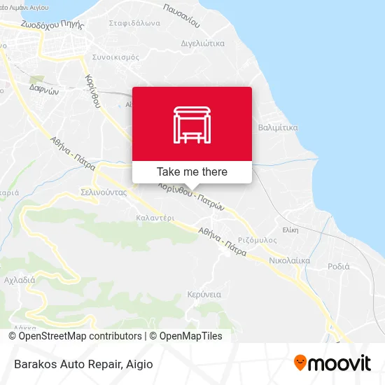 Barakos Auto Repair map