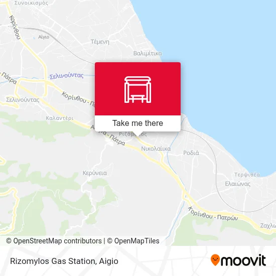 Rizomylos Gas Station map
