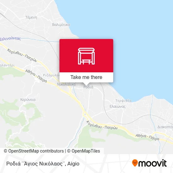 Ροδιά ¨Άγιος Νικόλαος¨ map
