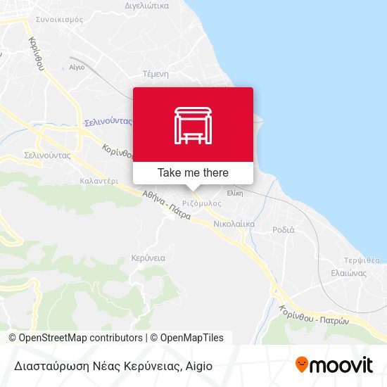 Διασταύρωση Νέας Κερύνειας map