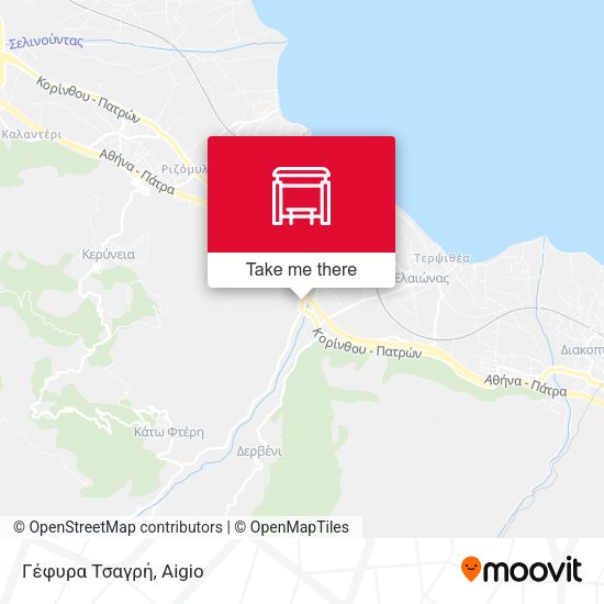 Γέφυρα Τσαγρή map