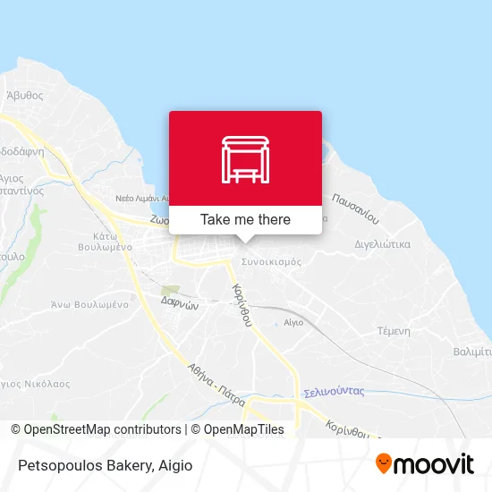 Petsopoulos Bakery map