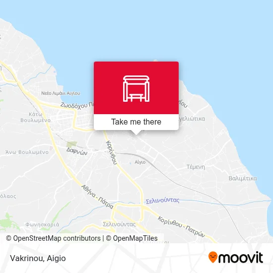 Vakrinou map