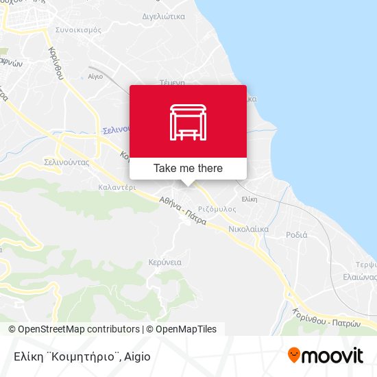 Ελίκη ¨Κοιμητήριο¨ map