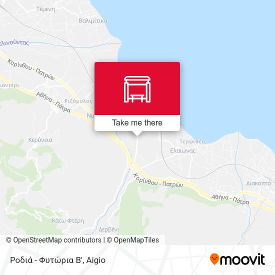 Ροδιά - Φυτώρια Β' map