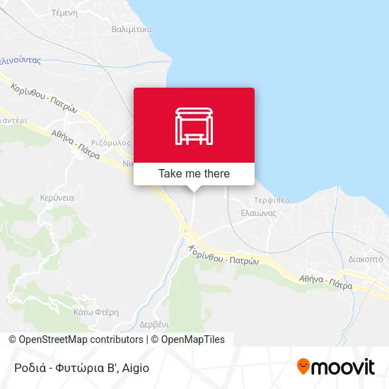 Ροδιά - Φυτώρια Β' map
