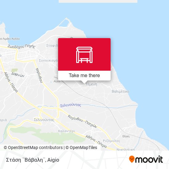 Στάση ¨Βάβαλη¨ map