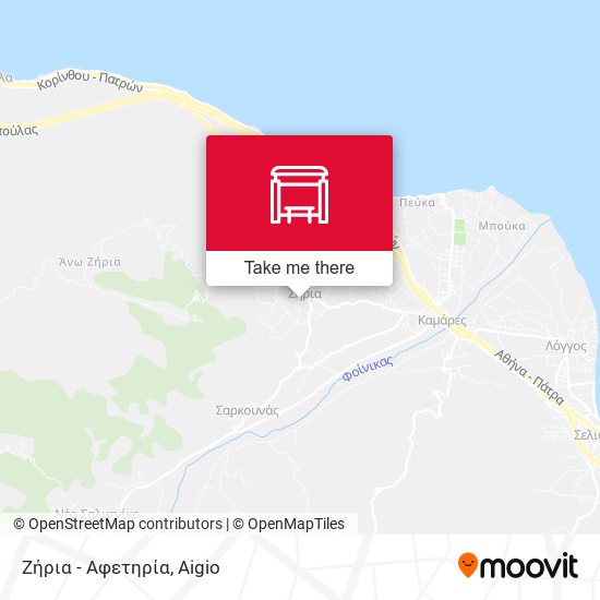 Ζήρια - Αφετηρία map