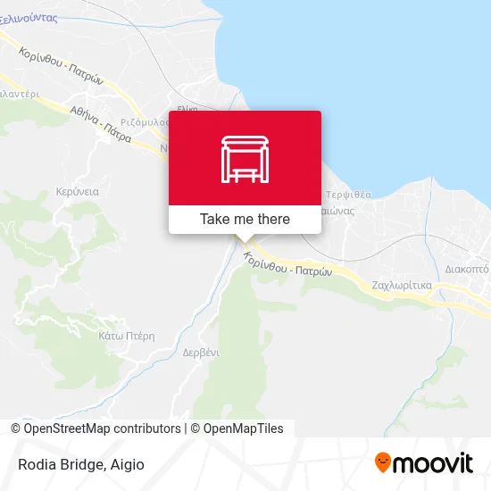 Rodia Bridge map