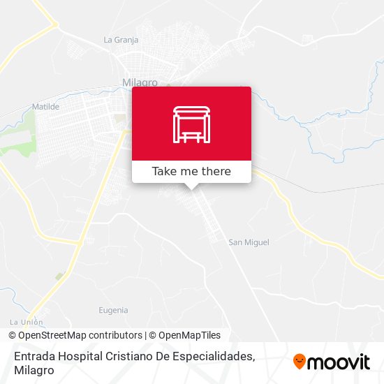 Entrada Hospital Cristiano De Especialidades map