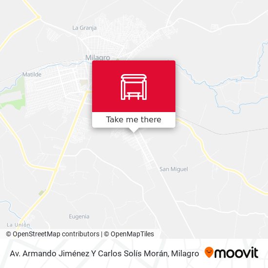 Av. Armando Jiménez Y Carlos Solís Morán map