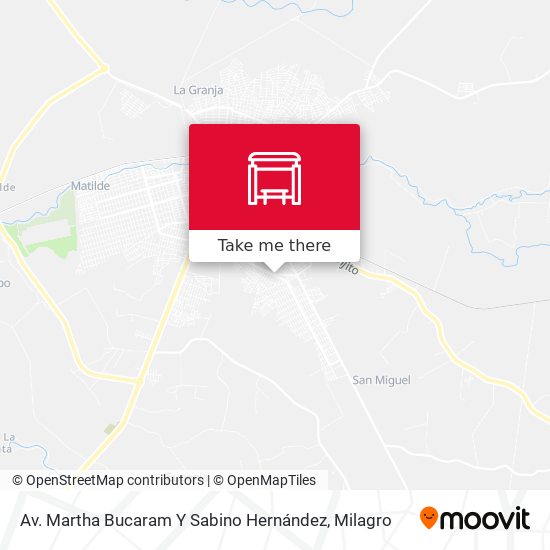 Av. Martha Bucaram Y Sabino Hernández map