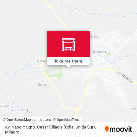 Av. Napo Y Sgto. César Villacís (Cdla. Unida Sur) map