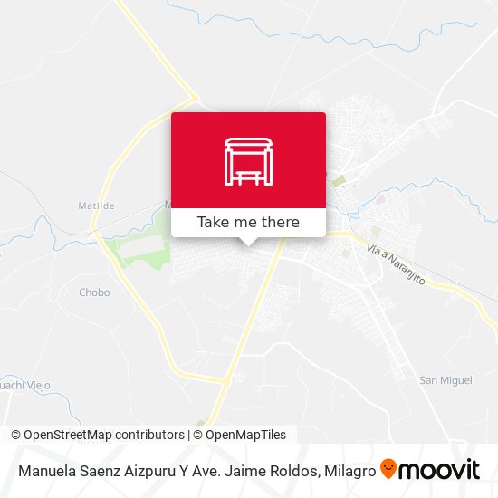 Manuela Saenz Aizpuru Y Ave. Jaime Roldos map