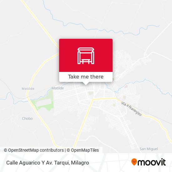 Calle Aguarico Y Av. Tarqui map