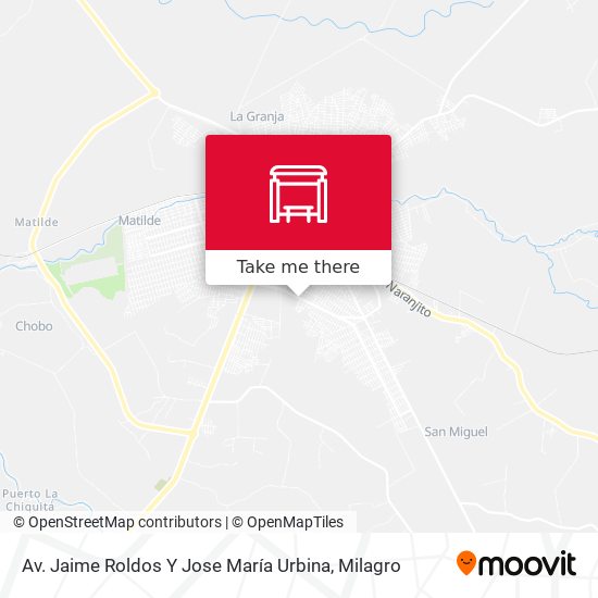 Mapa de Av. Jaime Roldos Y Jose María Urbina