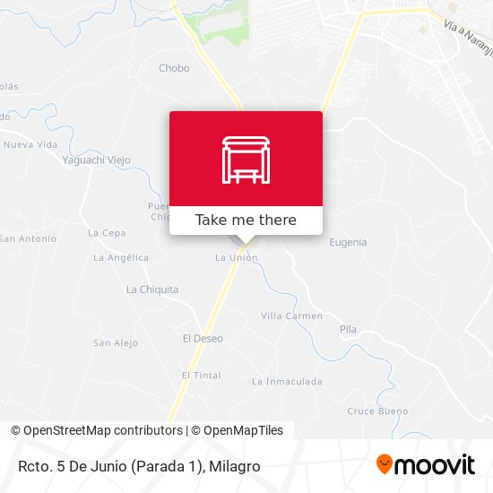 Mapa de Rcto. 5 De Junio (Parada 1)