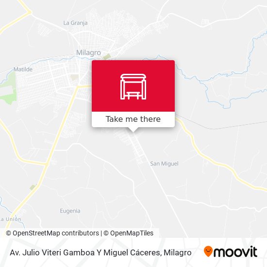 Av. Julio Viteri Gamboa Y Miguel Cáceres map