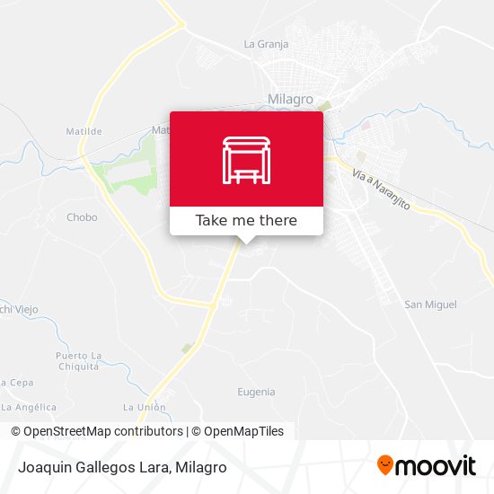 Mapa de Joaquin Gallegos Lara