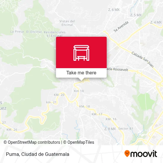 Puma map