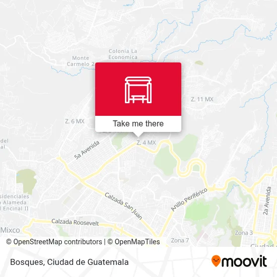 Bosques map