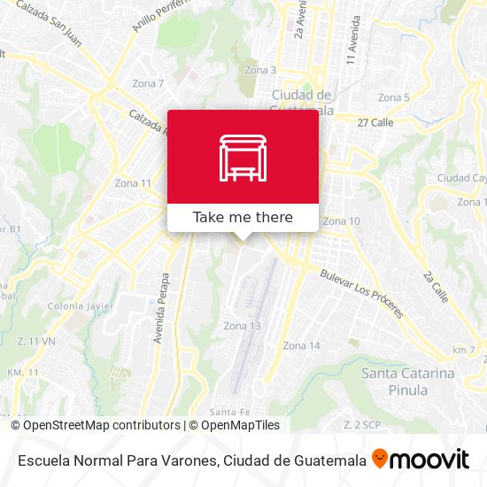 Mapa de Escuela Normal Para Varones