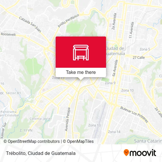 Mapa de Trébolito