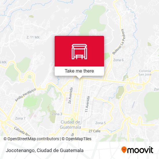 Jocotenango map