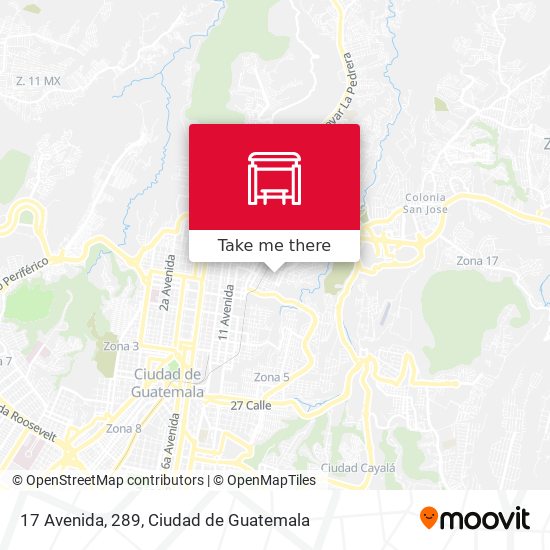 17 Avenida, 289 map