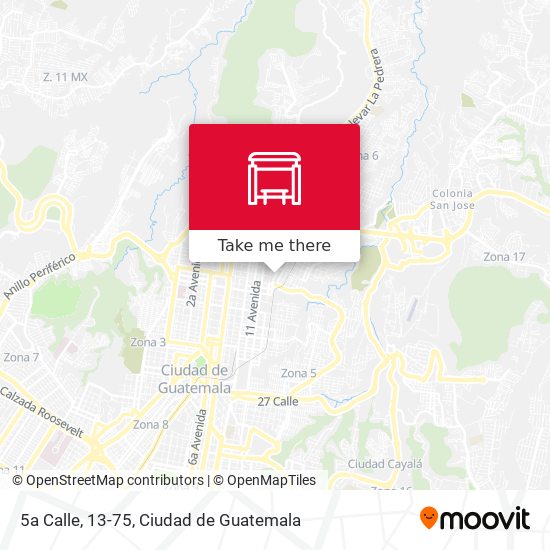 Mapa de 5a Calle, 13-75