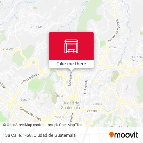 3a Calle, 1-68 map